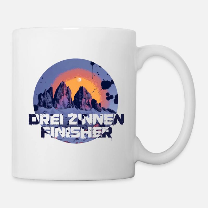 Three Peaks Finisher Dolomites Tre Cime Lavaredo - Mug blanc - blanc
