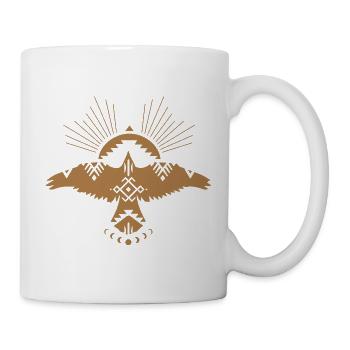 aigle doré - Mug blanc - blanc - Droite