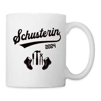 Schusterin 2024 Beruf Schusterei Schuster Azubine - Tasse - Weiß - Rechts