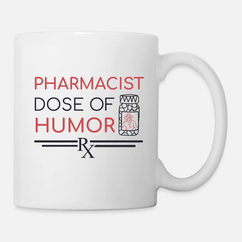 Pharmacien | Dose d’humour - Mug blanc - blanc