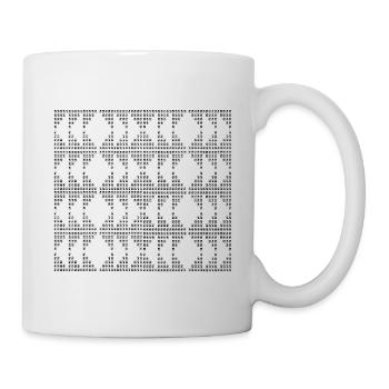 Unique D-pattern - Mug - white - Right
