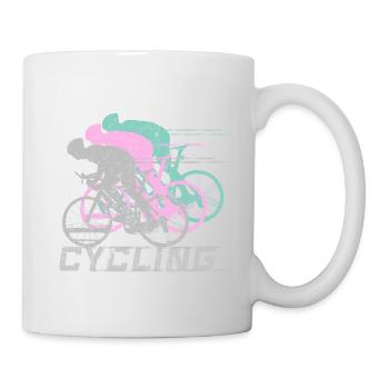 Cycling - Faded - Mug - white - Right