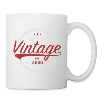 Vintage 2000 Birthday Gift 2000 Retro 2000 - Mug - white - Right
