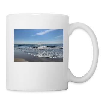 Wellen - Tasse - Weiß - Rechts