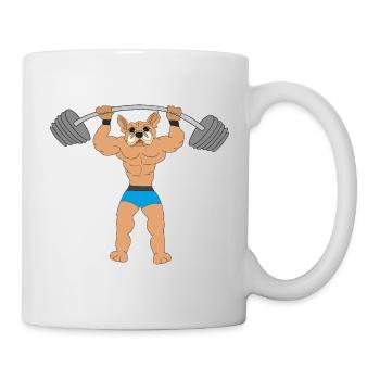 Canine bodybuilders - Mug - white - Right