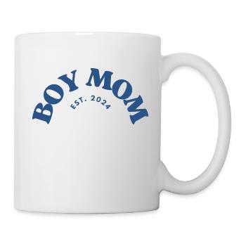 Boy Mom est. 2024 - Tasse - Weiß - Rechts