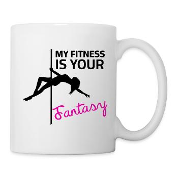 Pole dance - Mug blanc - blanc - Droite
