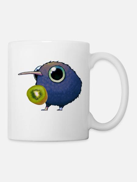 kiwi The Beast - Tasse - Weiß