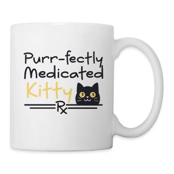 Vet Cat | Purrfectly medicated - Mug - white - Right