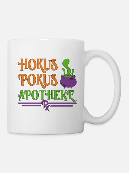 Apotheke Halloween - Tasse - Weiß