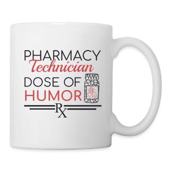Pharmacy technician | Dose of Humor - Mug - white - Right