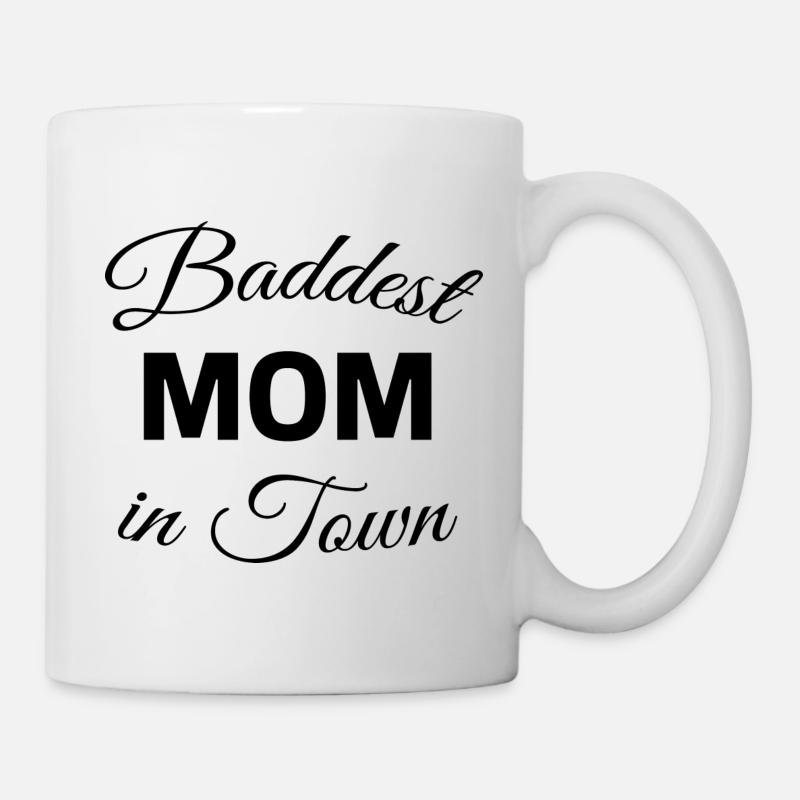 La maman la plus méchante de la ville - Mug blanc - blanc