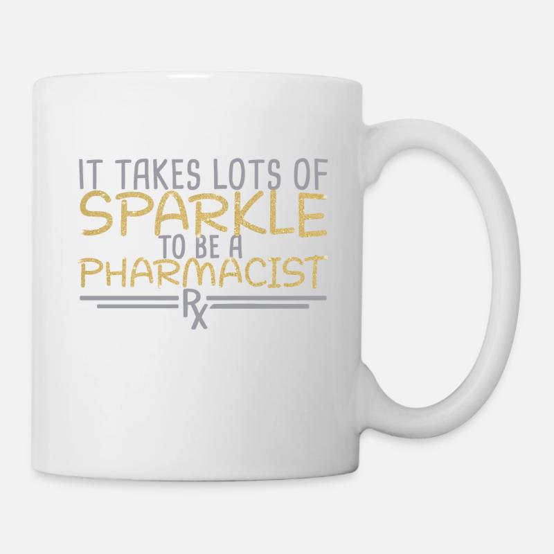 Pharmacien Sparkle - Mug blanc - blanc