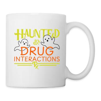 Apotheke Halloween | Haunted - Tasse - Weiß - Rechts