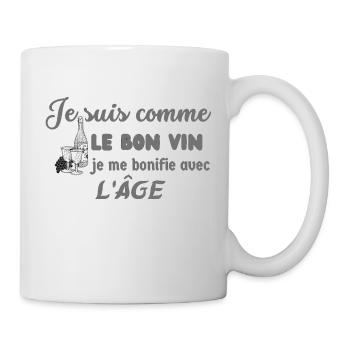 Je suis comme le bon vin - Mug blanc - blanc - Droite