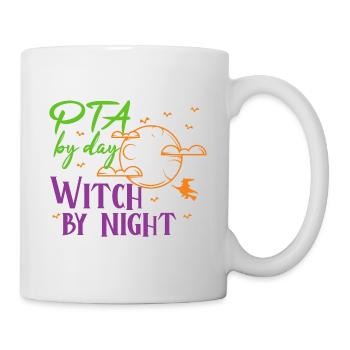 PTA Halloween | Sorcière de nuit - Mug blanc - blanc - Droite