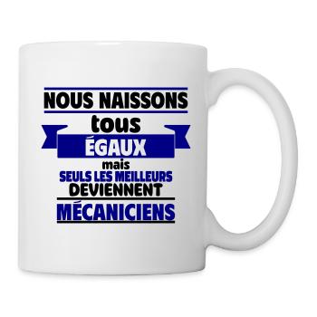Les meilleurs mécaniciens - Mug blanc - blanc - Droite