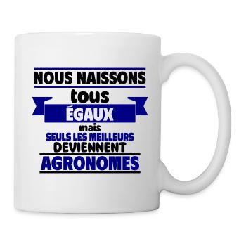 Les meilleurs agronomes - Mug blanc - blanc - Droite
