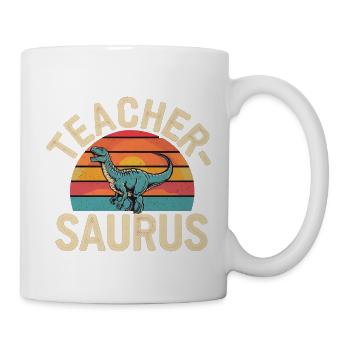 Teacher-saurus 16 - Tasse - Weiß - Rechts