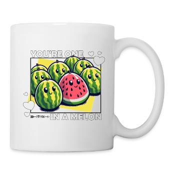 SIE SIND EINER IN EINER MELONE - Tasse - Weiß - Rechts