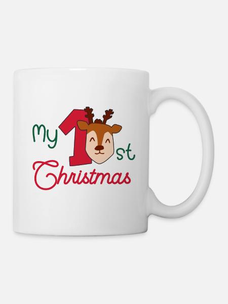 My first Christmas Baby 1st Xmas - Tasse - Weiß
