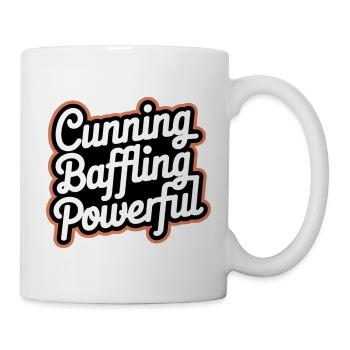 Cunning Baffling Powerful 8 - Tasse - Weiß - Rechts
