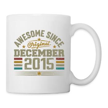 Décembre 2015 - Cadeau Anniversaire December 2015 - Mug blanc - blanc - Droite