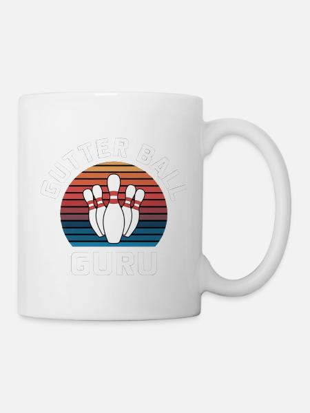 Gutter Ball Guru 15 - Tasse - Weiß