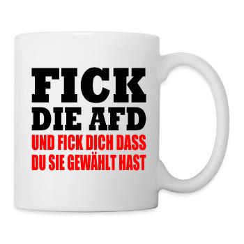 Fuck the AfD - Mug - white - Right