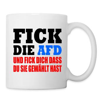 Fuck the AfD - Mug - white - Right