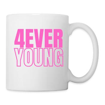 4EVERYOUNG in pink - Tasse - Weiß - Rechts