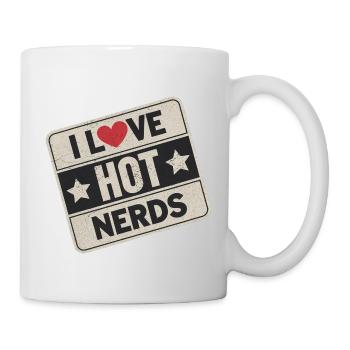 I Love Hot Nerds 24 - Tasse - Weiß - Rechts