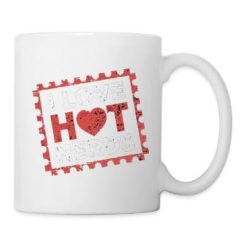 I Love Hot Nerds 21 - Tasse - Weiß - Rechts