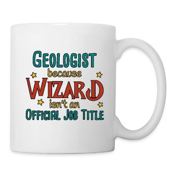 Géologue Magicien Géologie - Mug blanc - blanc - Droite