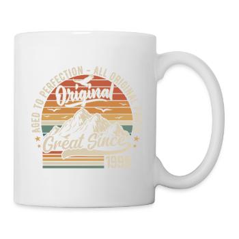 Vintage Né en 1999 | 26e Anniversaire Cadeau 1999 - Mug blanc - blanc - Droite