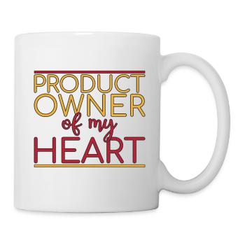 Product Owner of my Heart - Tasse - Weiß - Rechts