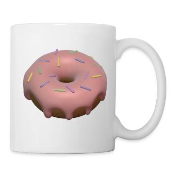 3d donut - Mug - white - Right