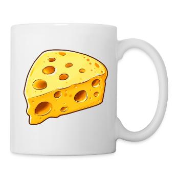 Käse Cheese - Tasse - Weiß - Rechts