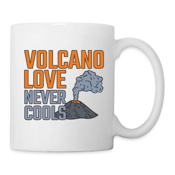 Volcanology Volcano Love Volcanologist - Tasse - Weiß - Rechts