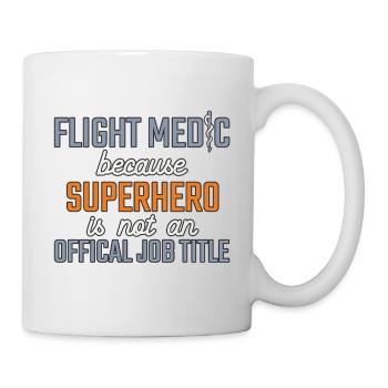 Flight Paramedic Superhero Luftrettung - Tasse - Weiß - Rechts