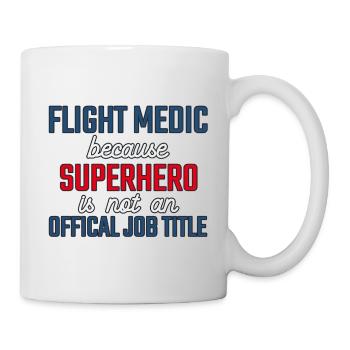 Flight Paramedic Superhero Luftrettung - Tasse - Weiß - Rechts