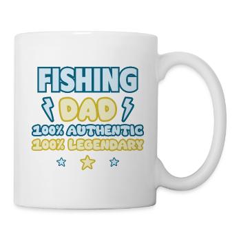 Angel Papa – Vatertagsgeschenk, Legendär - Tasse - Weiß - Rechts