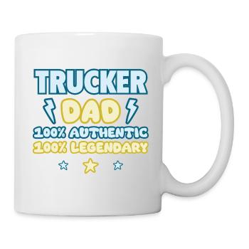 Trucker Dad, Father's Day Gift, Legendary - Mug - white - Right