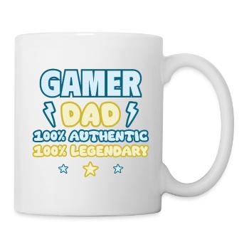Gaming Dad,Father's Day Gift,Legendary,Geek,Gamer - Mug - white - Right