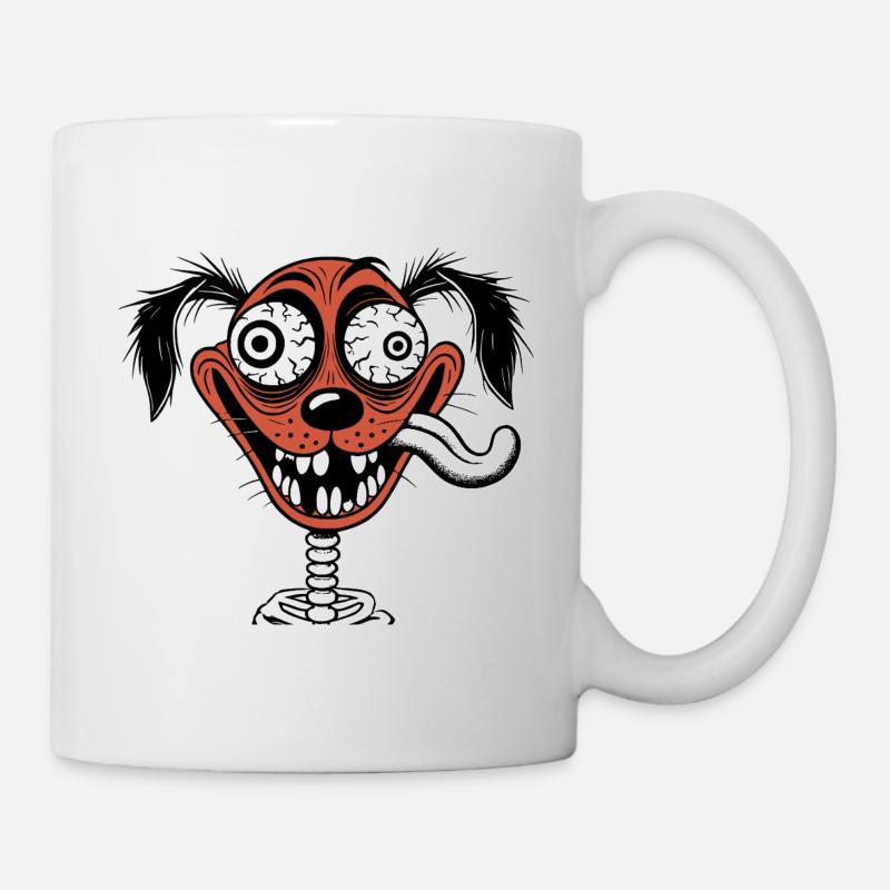 Dummer Hund - Tasse - Weiß