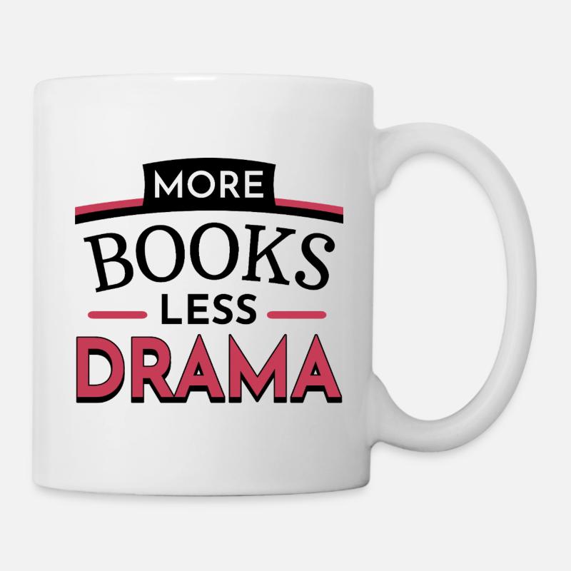 More Books - Mug - white