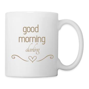 Bonjour chérie - Mug blanc - blanc - Droite