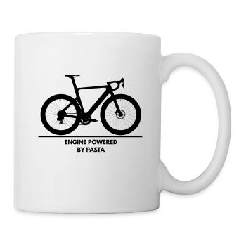 Engine Powered by Pasta – Cycling Shirt - Mug - white - Right