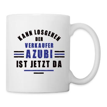 Azubi Verkäufer Lehre Ausbildung Verkauf Handel - Tasse - Weiß - Rechts