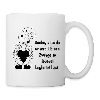 Cadeau d’adieu pour l’assistante maternelle - Mug blanc - blanc - Droite